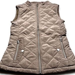 Stand Collar Lightweight Zip Quilted Gilet Women's Padded Vest